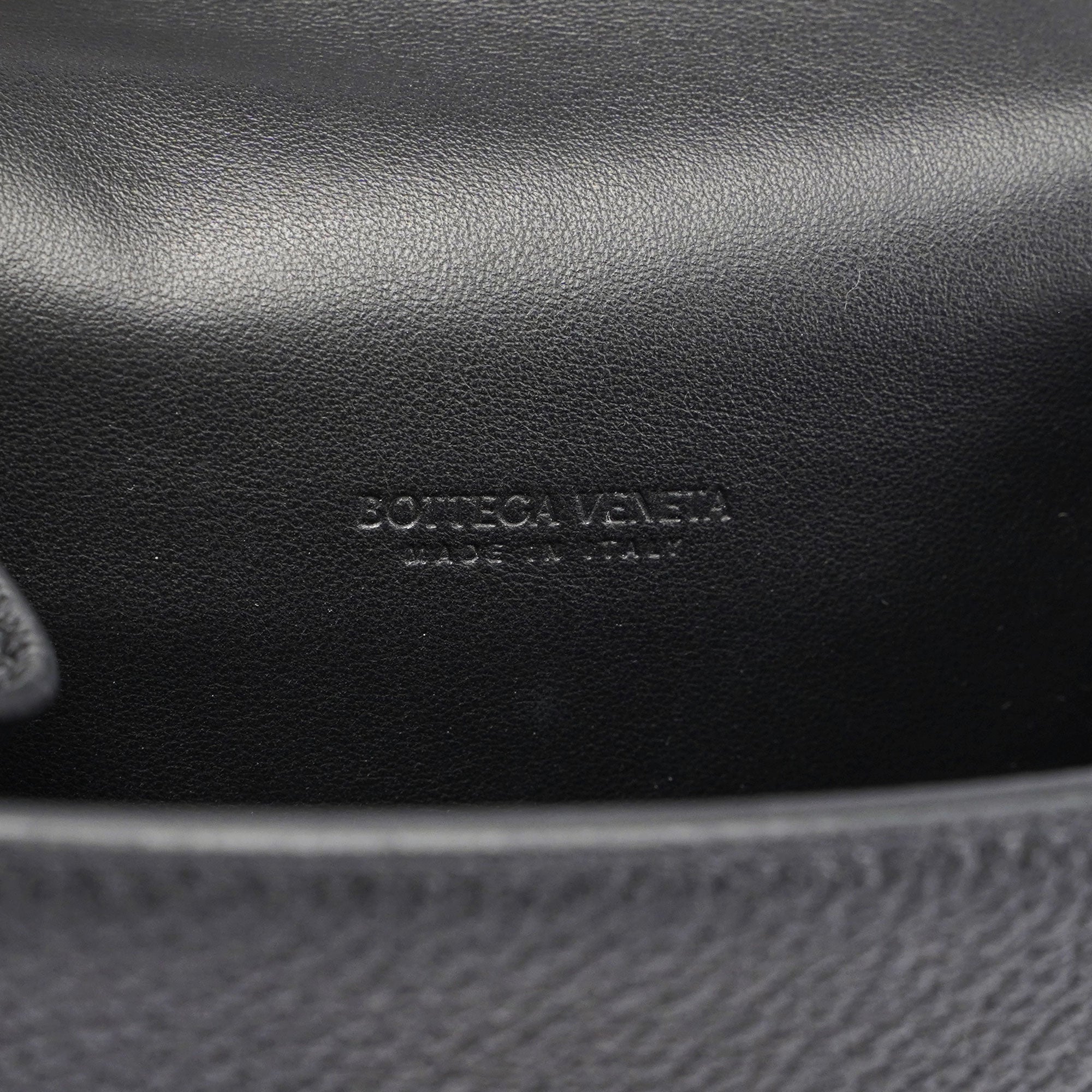 Bottega Veneta Black Leather Buckle Waist Bag by Daniel Lee