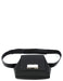 Bottega Veneta Black Leather Buckle Waist Bag by Daniel Lee