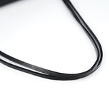 Bottega Veneta Black Satin Intrecciato Shoulder Bag