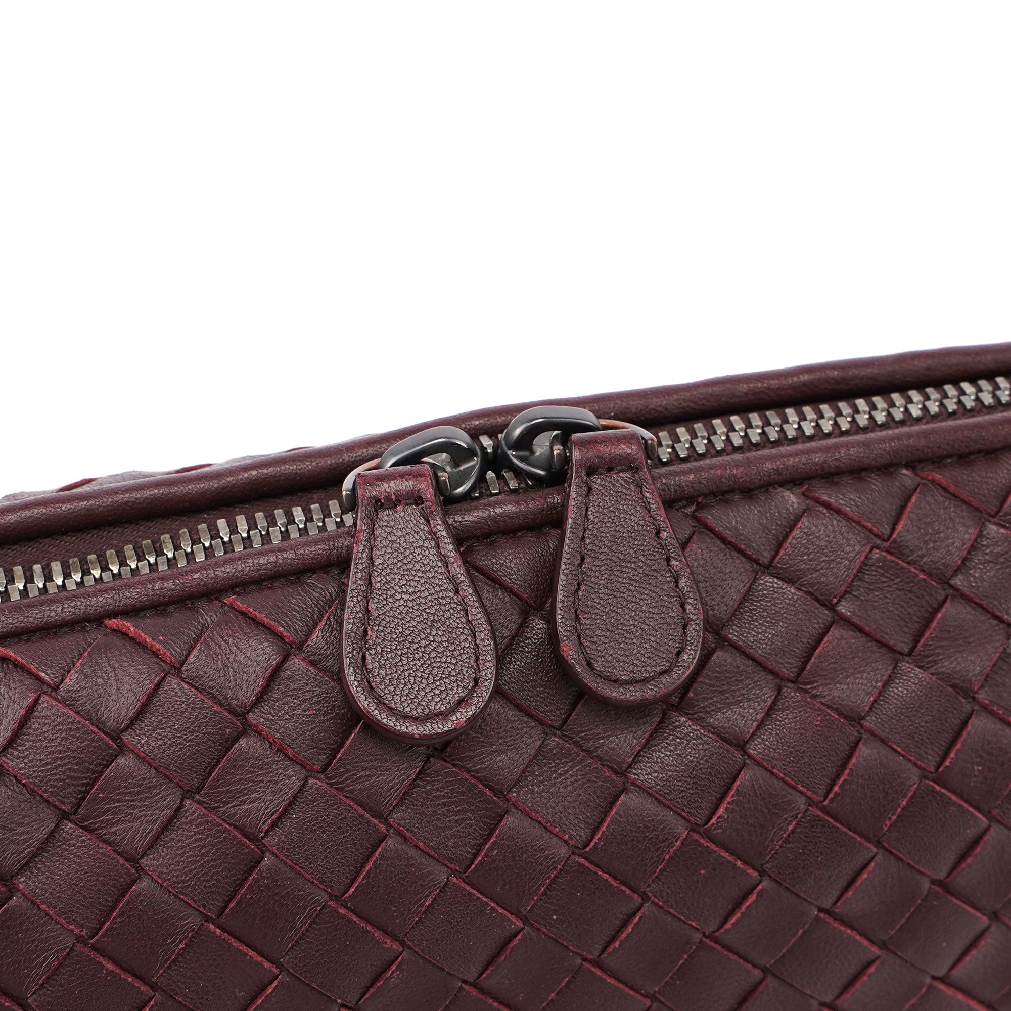 Bottega Veneta Burgundy Nodini Crossbody Bag