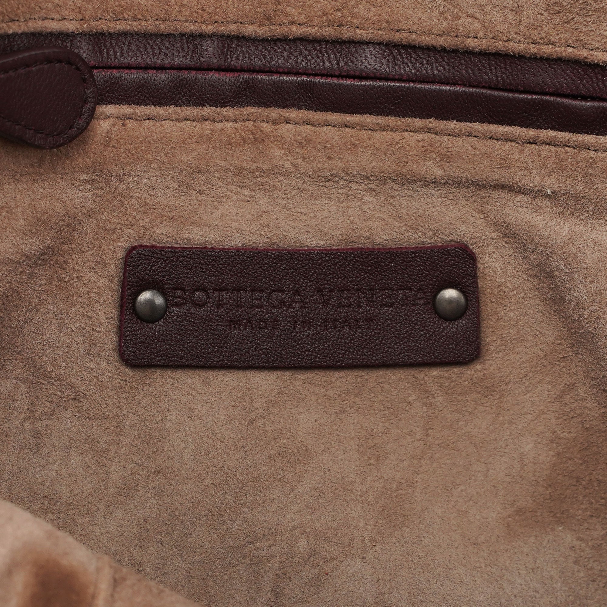 Bottega Veneta Burgundy Nodini Crossbody Bag