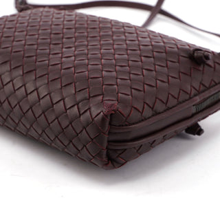 Bottega Veneta Burgundy Nodini Crossbody Bag