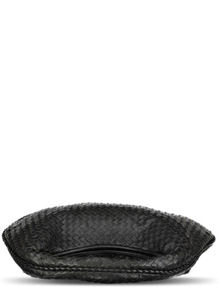 Bottega Veneta Large Black Metallic Veneta Hobo Bag