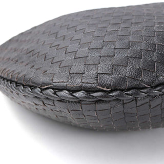 Bottega Veneta Large Black Metallic Veneta Hobo Bag