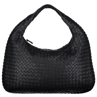 Bottega Veneta Medium Navy Intrecciato Hobo Bag