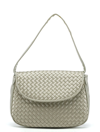 Bottega Veneta Silk Intrecciato Mini Hobo Bag