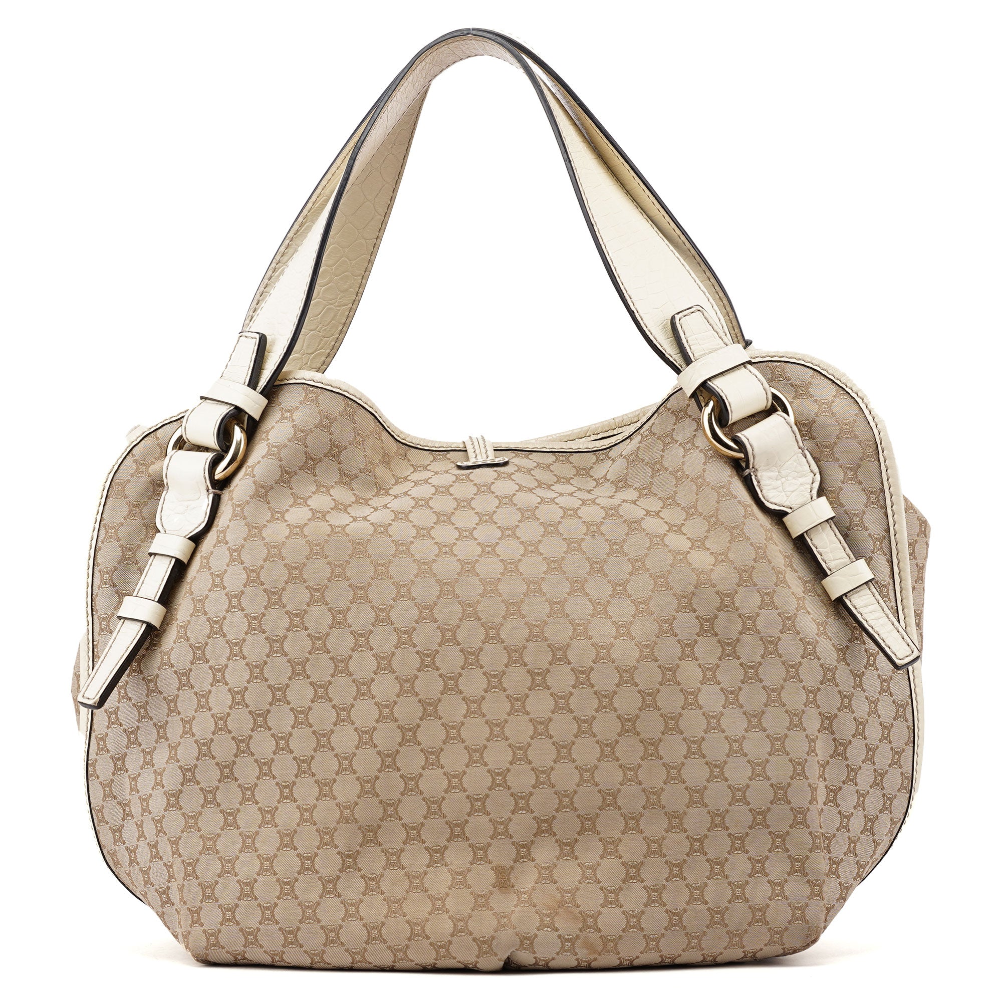 Celine Beige Bittersweet Triomphe Hobo Bag
