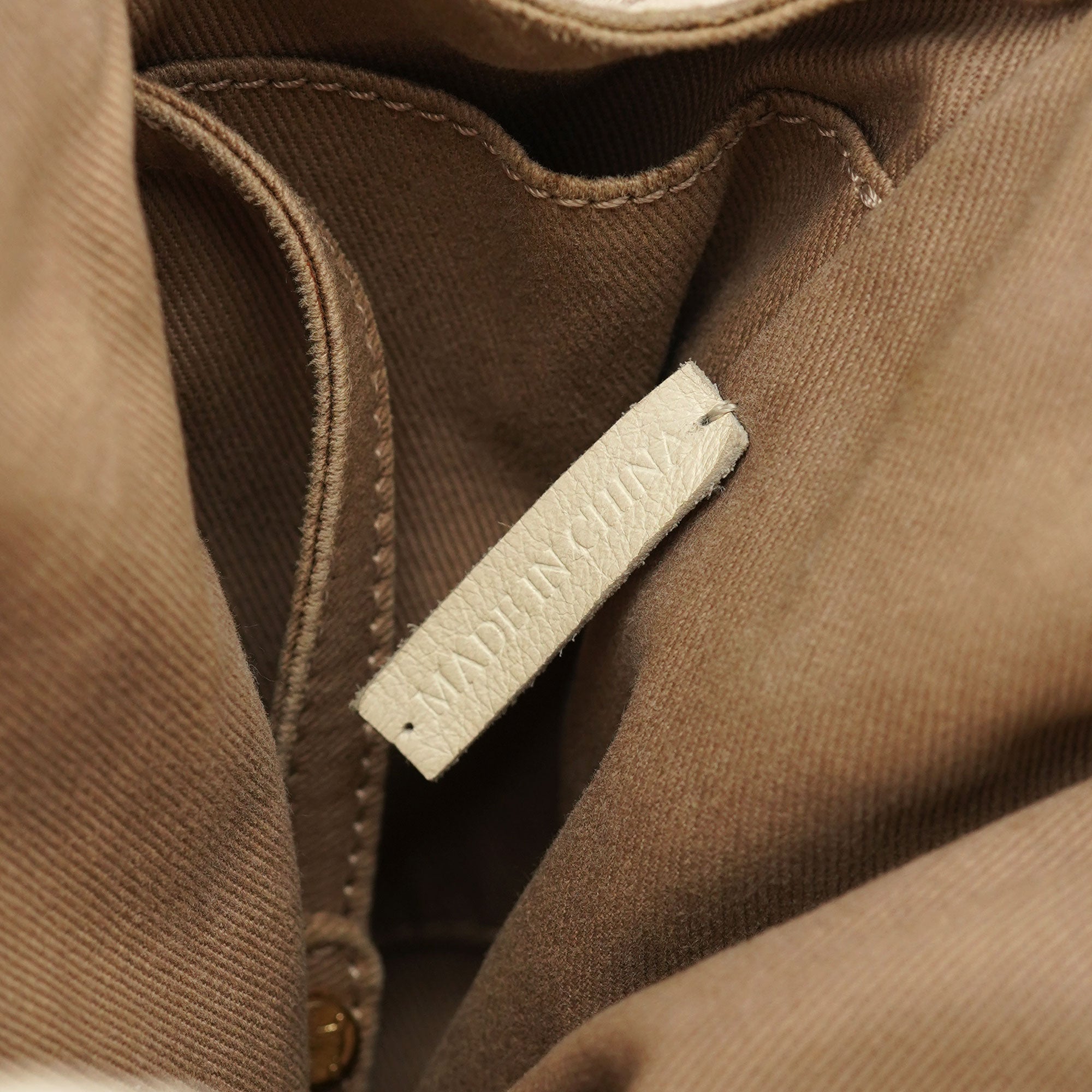 Celine Beige Bittersweet Triomphe Hobo Bag