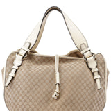 Celine Beige Bittersweet Triomphe Hobo Bag