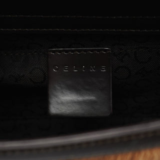 Celine Beige Brown Fur Shoulder Bag