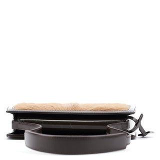 Celine Beige Brown Fur Shoulder Bag