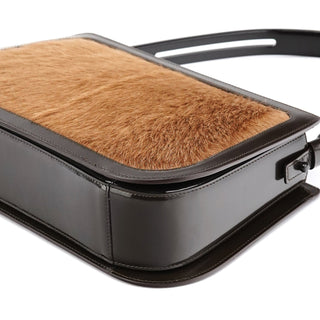 Celine Beige Brown Fur Shoulder Bag