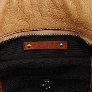Celine Beige Brown Leather Bittersweet Shoulder Bag