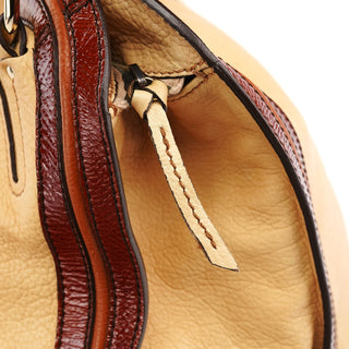 Celine Beige Brown Leather Bittersweet Shoulder Bag