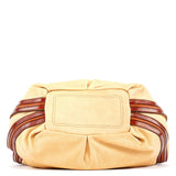 Celine Sac porté épaule Bittersweet en cuir beige et marron