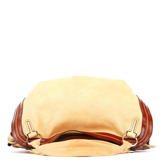 Celine Beige Brown Leather Bittersweet Shoulder Bag