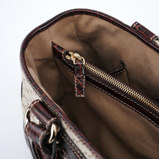 Celine Beige Brown Macadam Boogie Tote Bag