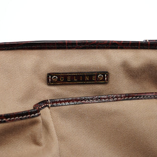 Celine Beige Brown Macadam Boogie Tote Bag