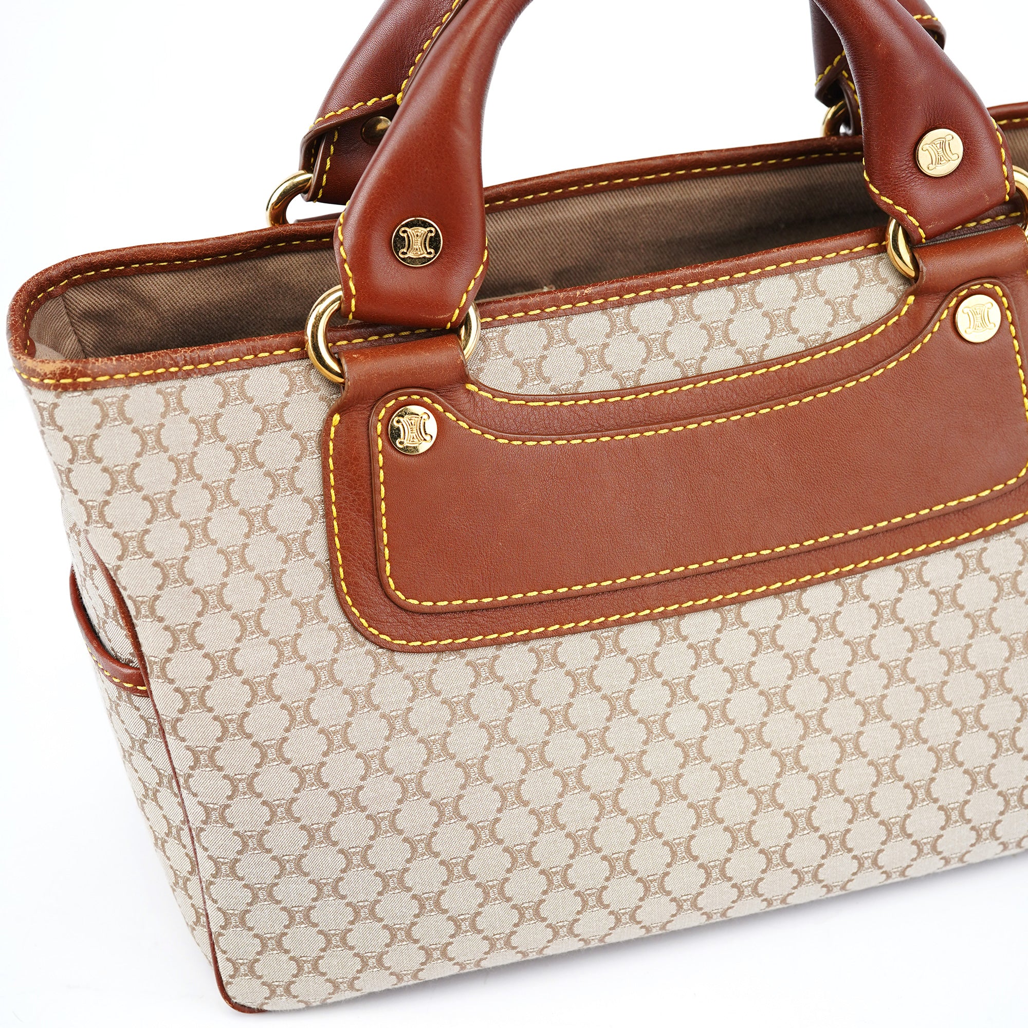 Celine Beige Brown Macadam Boogie Tote Bag – Rediscover Vintage