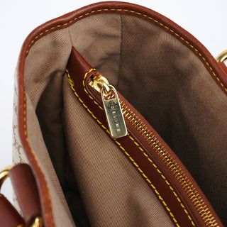 Celine Beige Brown Macadam Boogie Tote Bag