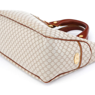 Celine Beige Brown Macadam Boogie Tote Bag