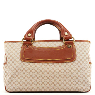 Celine Beige Brown Macadam Boogie Tote Bag