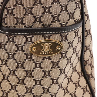 Céline Beige Brown Macadam Boogie Tote Bag