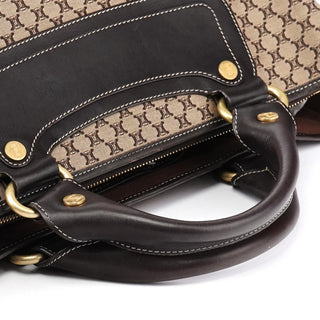 Céline Beige Brown Macadam Boogie Tote Bag