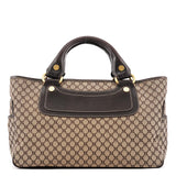 Céline Beige Brown Macadam Boogie Tote Bag