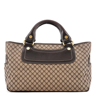 Céline Beige Brown Macadam Boogie Tote Bag