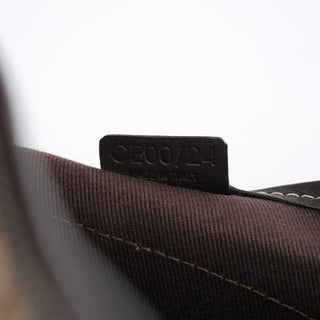 Celine Beige Brown Macadam Shoulder Bag