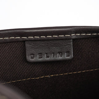 Celine Beige Brown Macadam Shoulder Bag