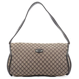 Celine Beige Brown Macadam Shoulder Bag