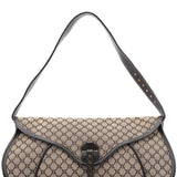 Celine Beige Brown Macadam Shoulder Bag