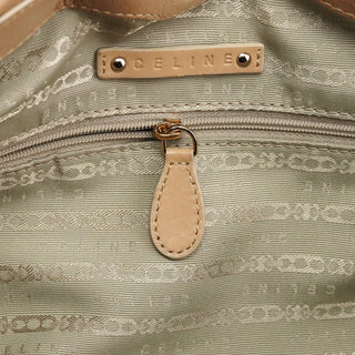 Celine Beige Calfskin Leather Pillow 2-Way Bag