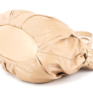 Celine Beige Calfskin Leather Pillow 2-Way Bag