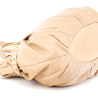 Celine Beige Calfskin Leather Pillow 2-Way Bag