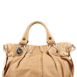Celine Beige Calfskin Leather Pillow 2-Way Bag