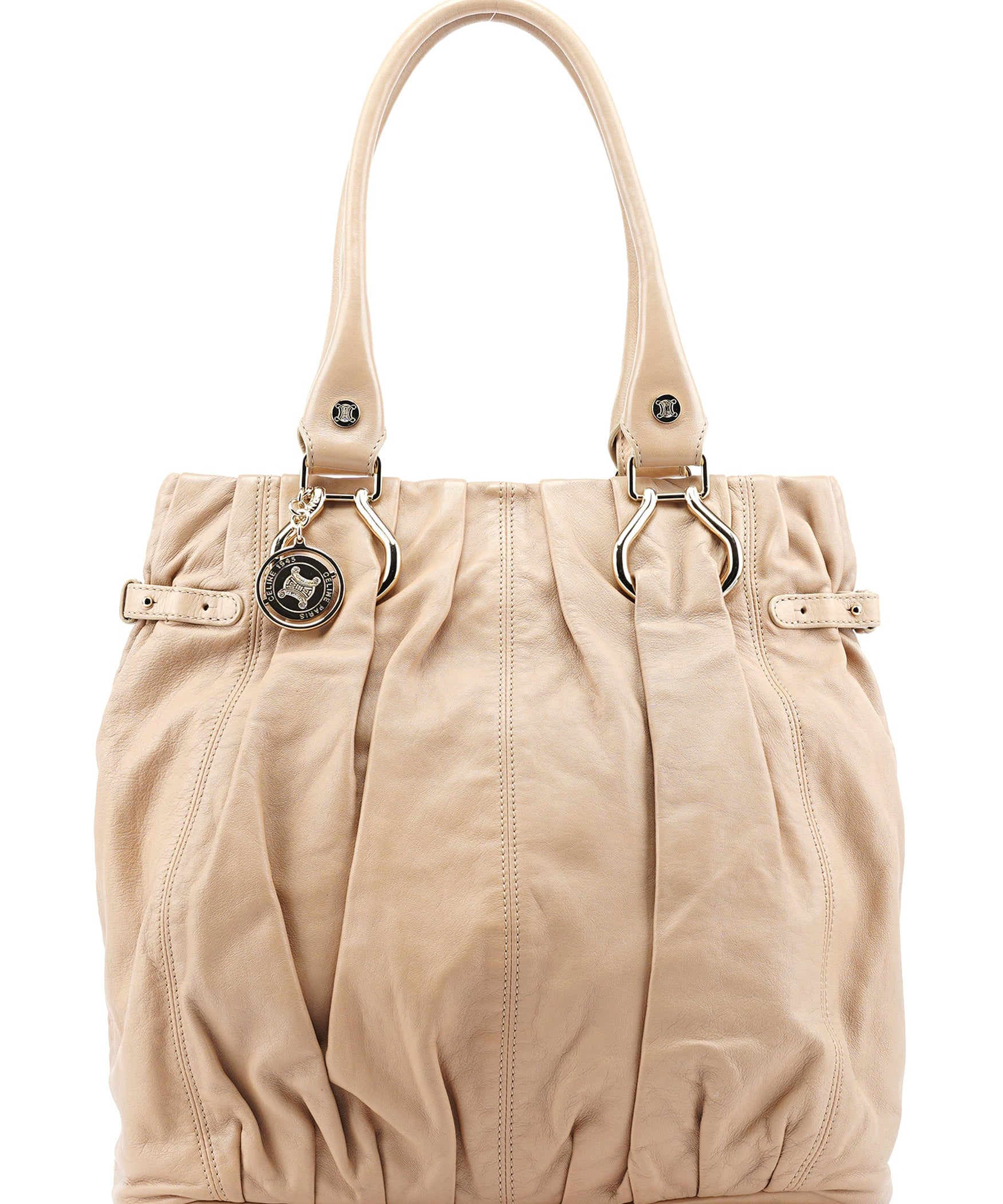 Celine Borsa tote Pillow in pelle beige