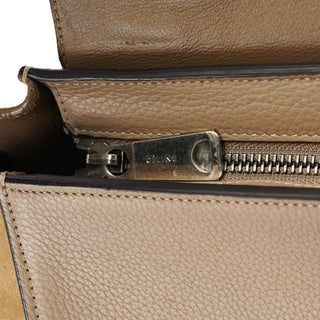 Celine Beige Leather Trapeze 2-Way Bag