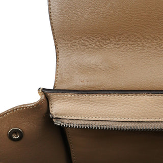 Celine Beige Leather Trapeze 2-Way Bag