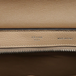 Celine Beige Leather Trapeze 2-Way Bag