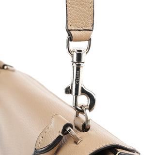 Celine Beige Leather Trapeze 2-Way Bag