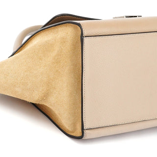 Celine Beige Leather Trapeze 2-Way Bag