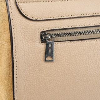 Celine Beige Leather Trapeze 2-Way Bag