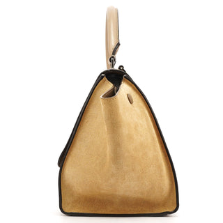 Celine Beige Leather Trapeze 2-Way Bag