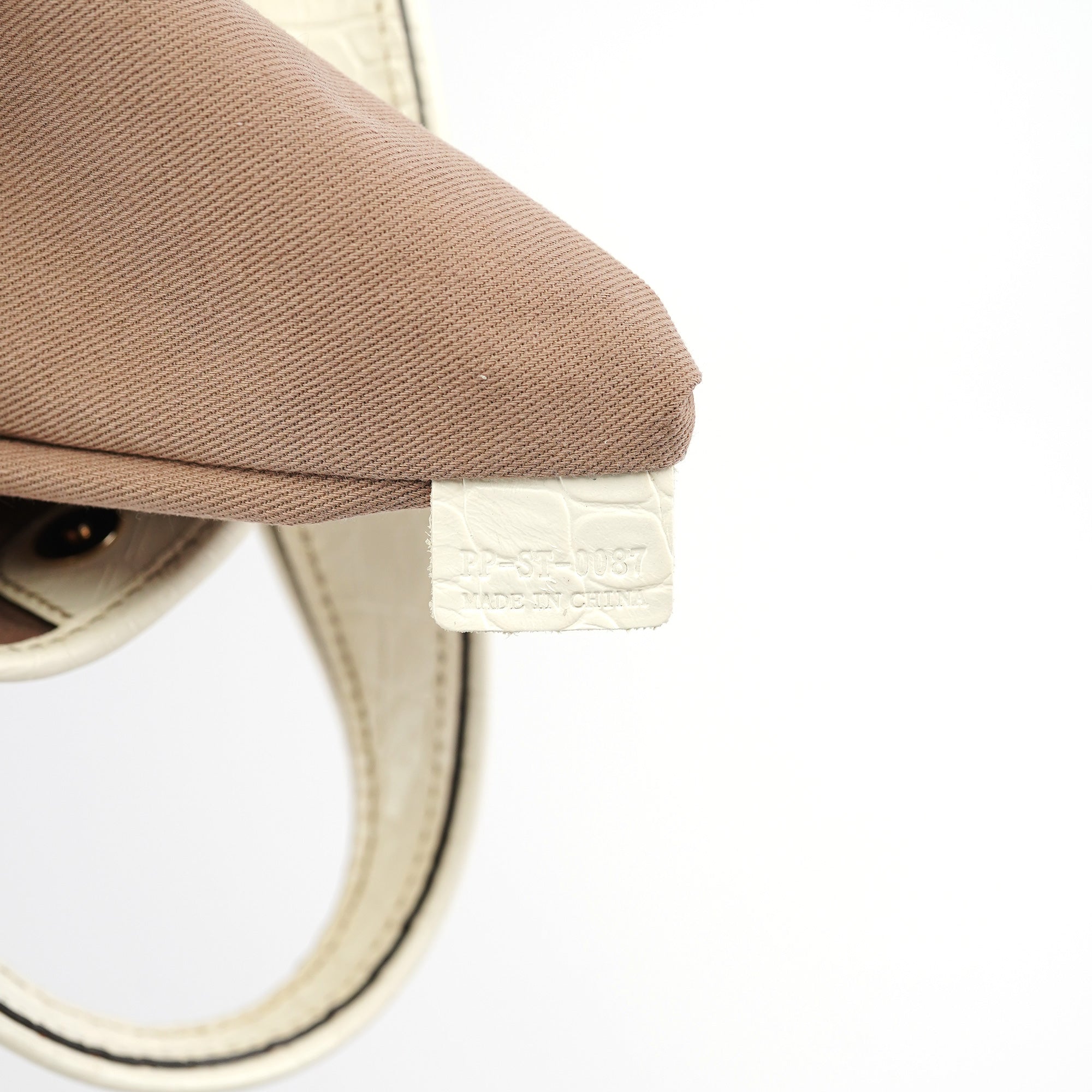 Celine Sac porté épaule Bittersweet en toile Macadam beige