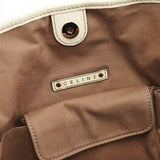 Celine Sac porté épaule Bittersweet en toile Macadam beige