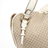 Celine Sac porté épaule Bittersweet en toile Macadam beige