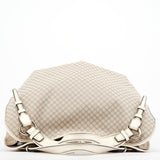 Celine Sac porté épaule Bittersweet en toile Macadam beige
